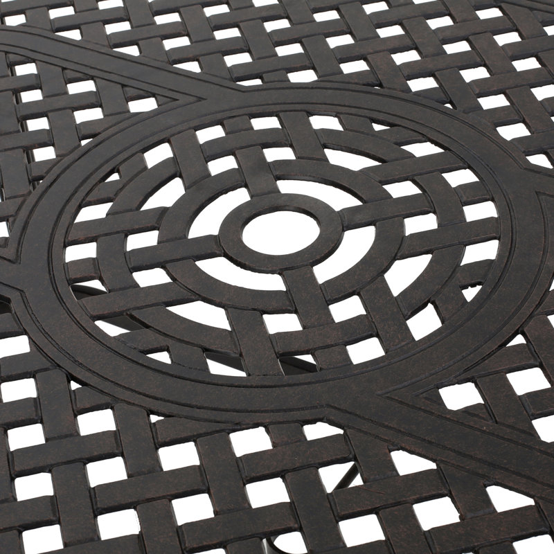 Darby Home Co Maytown Metal Outdoor Dining Table & Reviews Wayfair